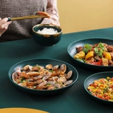 Креативный пластиковый комплект для домашнего использования, брендовая обеденная тарелка, посуда, коллекция 2021