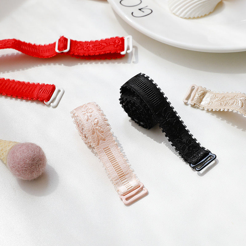 Ridifen non-slip underwear shoulder strap exposed high-bounty lined with widening large buckle adjustment type sexy spring and summer underwear shoulder strap