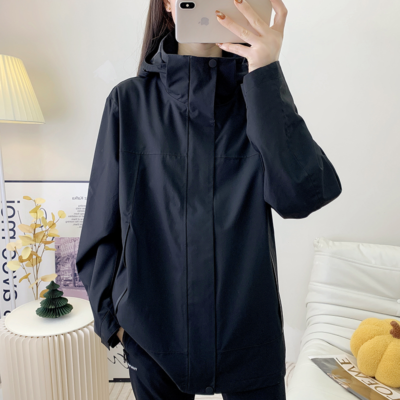 Single-Layer Softshell Jacket for Women and Men, New Autumn Style, Loose, Breathable, Windproof, Waterproof, Softshell Jacket, Mountaineering Jacket