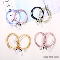 AA astronaut magnet suction small leather band to boyfriend couple bracelet girlfriend adjustable rope bracelet