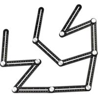 Punch and circle handheld activity engineering irregular metal positioning shaper six-fold ruler angle ruler tool ceramic