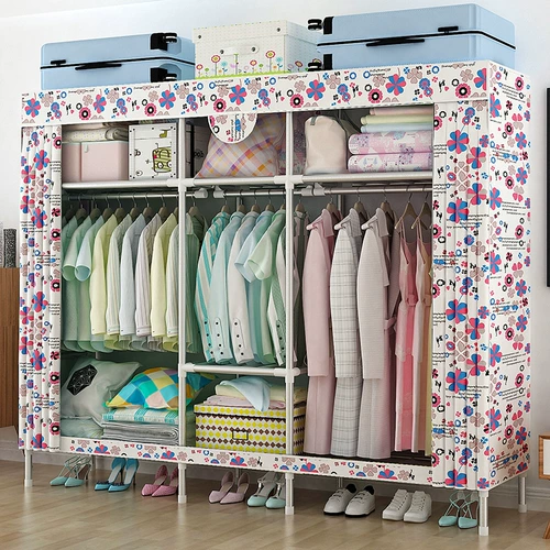 С ящиком простые тканевые шкафы Стальная труба Связь