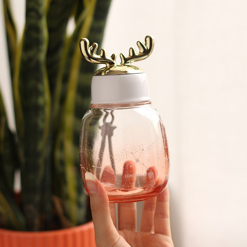 Gradient mini-belly glass with high temperature and high color portable water cup small capacity cup summer