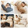 Corduroy Headboard Cushion Soft Pack Tatami Pillow Maternity Sofa Pillow Waist Support Dormitory Bed Reading Pillow