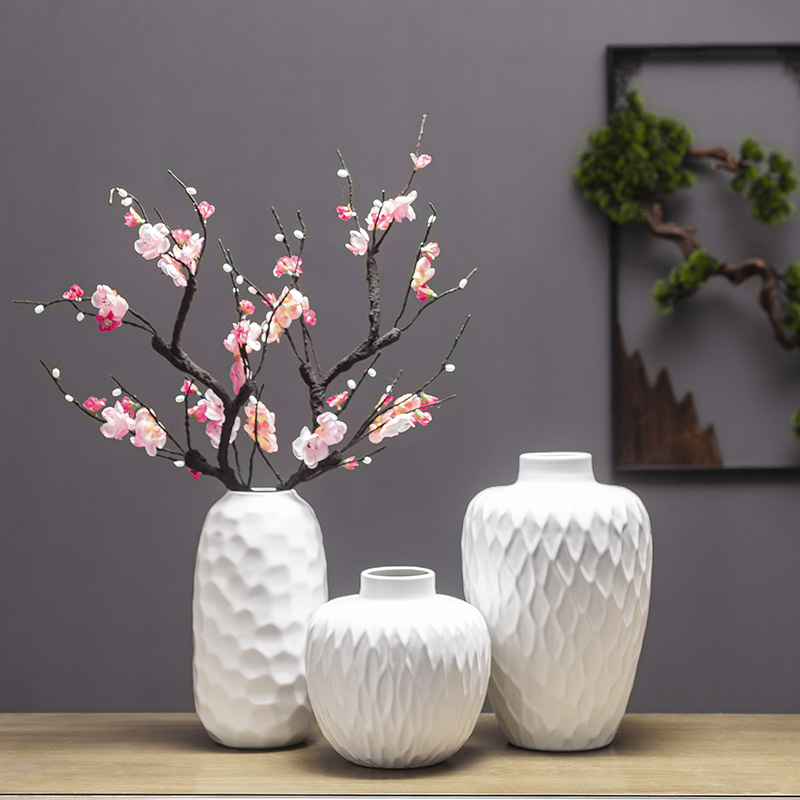 Jingdezhen I and contracted table light and decoration flower arranging ceramic flower implement vase in the sitting room porch dried flower adornment furnishing articles