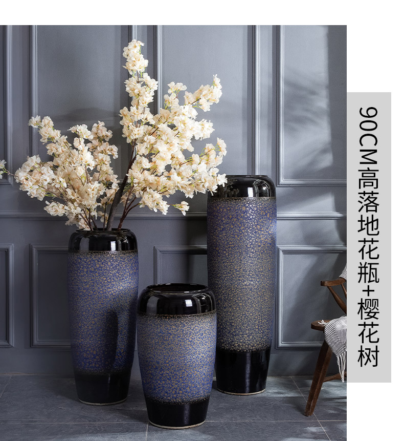 Ceramic large vases, I and contracted sitting room to heavy flower arranging flower implement coarse some Ceramic pot home furnishing articles