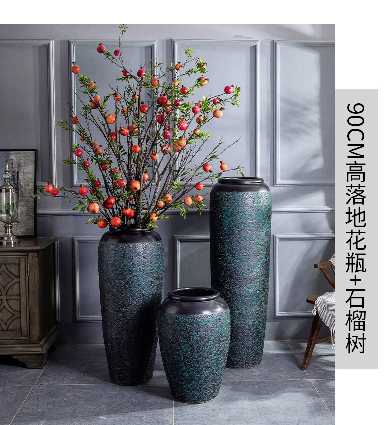 Restoring ancient ways is the sitting room of large vases, ceramic flower arranging furnishing articles contracted and I creative window dry flower decoration decoration