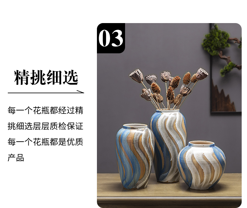 Jingdezhen Jane beauty ceramic POTS restoring ancient ways American flower arranging flowers, dried flowers, water raise sitting room mesa floret bottle furnishing articles