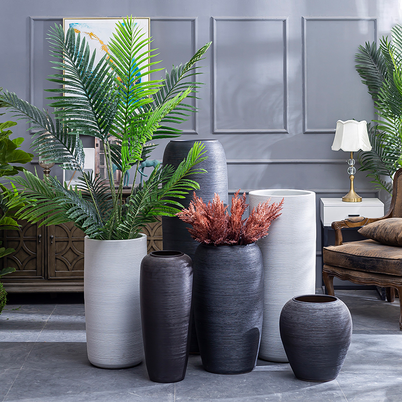 Modern contracted jingdezhen ceramic vases, flower arranging furnishing articles furnishing articles sitting room ground of new Chinese style restoring ancient ways vase