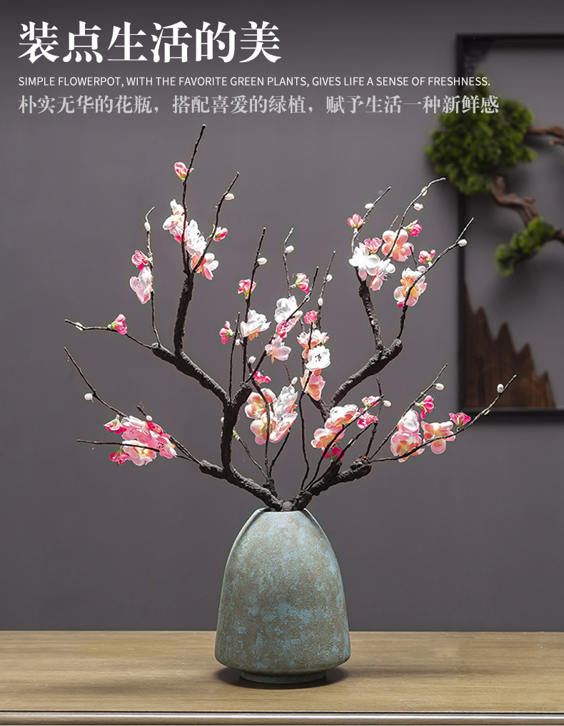 New Chinese style table jingdezhen ceramics vase son crafts TV ark, dried flowers, flower arrangement sitting room adornment is placed