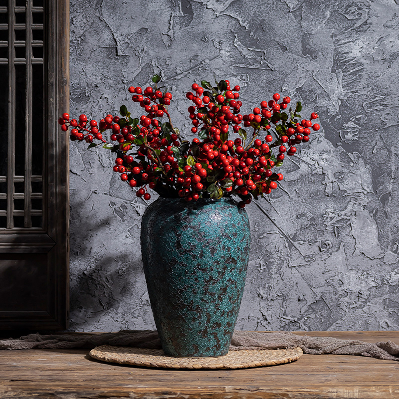 New Chinese style restoring ancient ways jingdezhen ceramics POTS coarse pottery dried flower water raise floret bottle arranging flowers sitting room place flowerpot