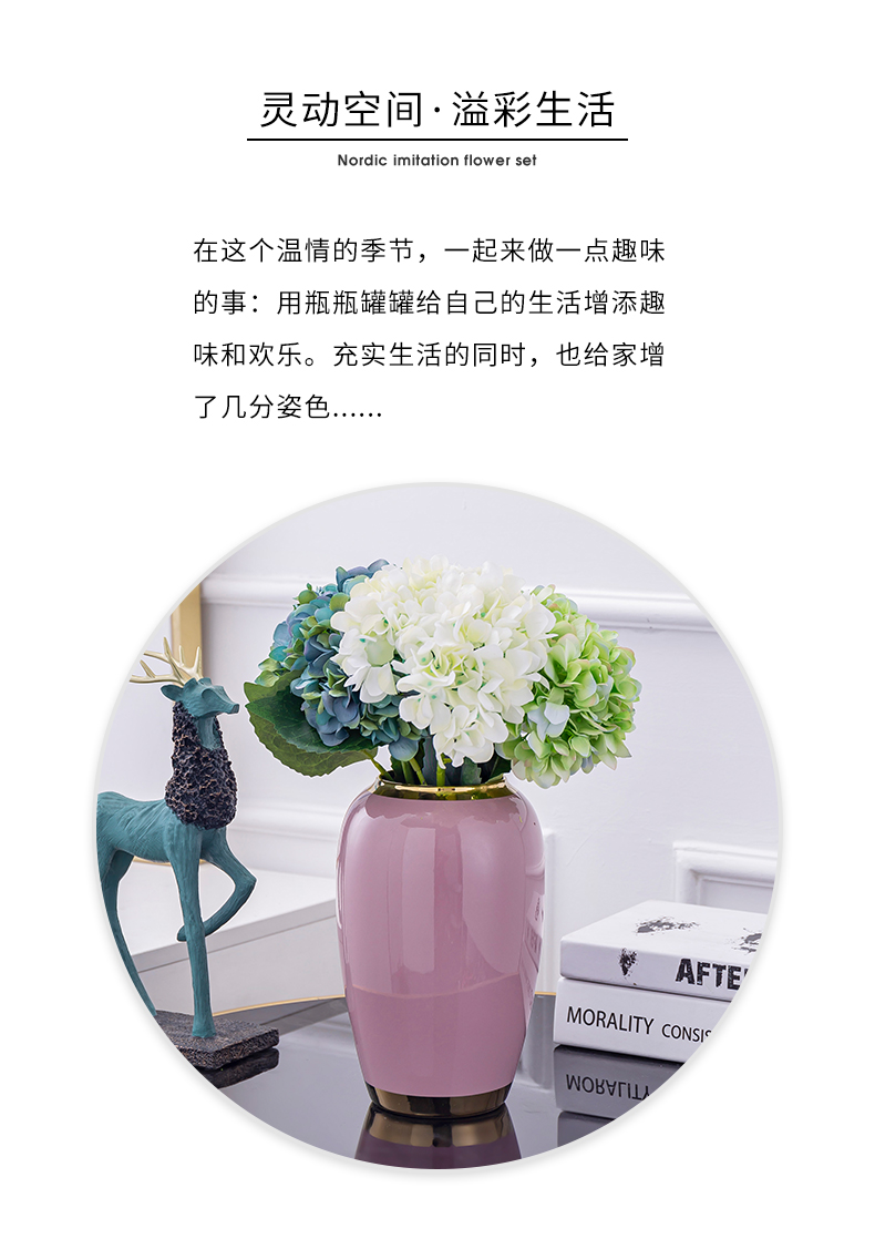 New Chinese style ceramic vase I sitting room porch place American TV ark, the table dry flower decoration decoration