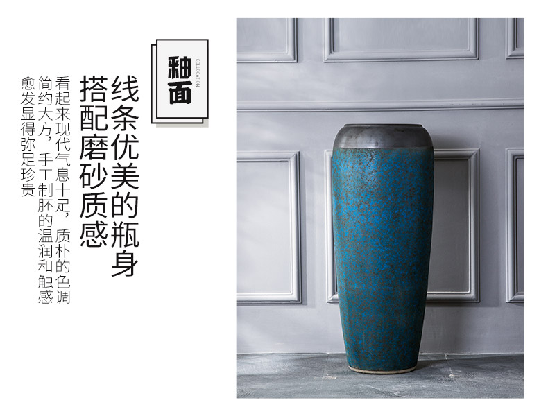 European ideas of jingdezhen ceramic vase of large sitting room flower arranging hotel villa household soft adornment POTS