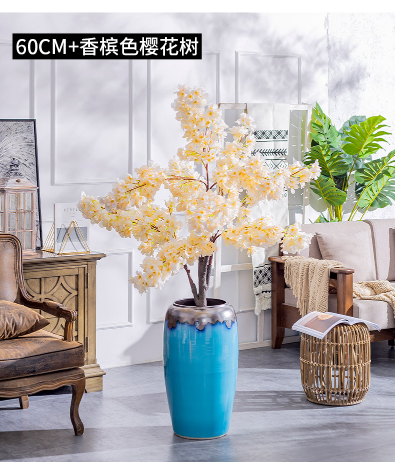 The Nordic landing big ceramic vase furnishing articles contracted and I sitting room decoration to The hotel villa porcelain of dried flower arranging flowers