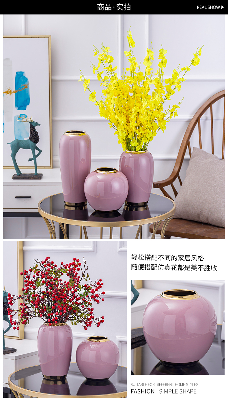 New Chinese style ceramic vase I sitting room porch place American TV ark, the table dry flower decoration decoration