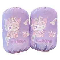Cute Kuromi Melody anti-fouling and stain-resistant sleeves autumn and winter childrens waterproof sleeves for boys and girls Sanrio sleeve protectors