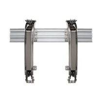 Cabinet Corner Bus Door Pan Door Translational Door Hinge Big Coat Cabinet Fold Flat Open Door Hinge Furniture Five Gold Accessories