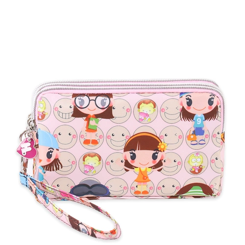 桃梓 Модная универсальная большая цепочка с молнией, длинная ключница, маленькая сумка клатч