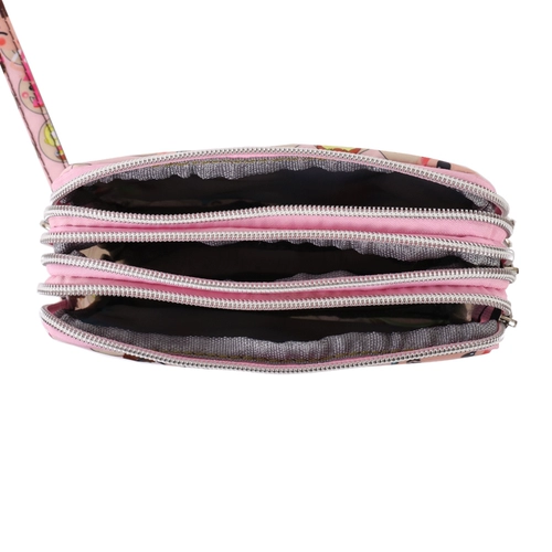 桃梓 Модная универсальная большая цепочка с молнией, длинная ключница, маленькая сумка клатч