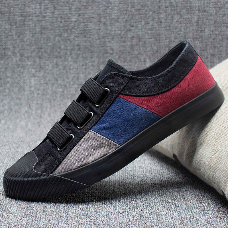 Men's shoes Canvas Shoes Spring 2022 New Casual 100 Hitch Old Beijing Cloth Shoes One Foot foot Breathable Sloppy Board Shoe Tide