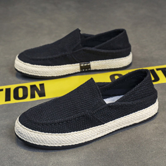 Canvas Shoes for Men 2025 New Style Sports Casual Men's Shoes Trendy Low-Top Soft-Soled Old Beijing Cloth Shoes Slip-On Trendy Shoes