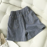 Эластичная джинсовая юбка, шорты, модные тонкие штаны, высокая талия, по фигуре