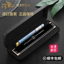 German imported sound Reed 28-hole polyphonic harmonica advanced adult accent professional performance beginner men men