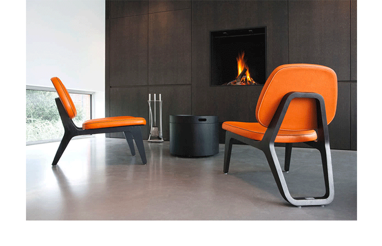 Fineline Thiết kế nội thất gỗ Bắc Âu MOON LOUNGER CHAIR Phòng bán hàng Ghế văn phòng - Nội thất văn phòng ban ghe van phong