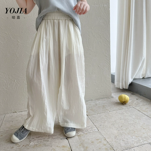 Летние штаны, шелковое детское средство от комаров, свободный крой