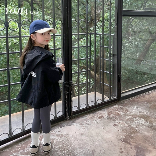 Демисезонная куртка, демисезонный детский весенний спортивный утепленный ветрозащитный плащ, в западном стиле