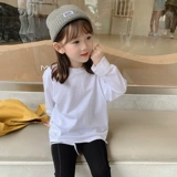 Приятный телу осенний детский лонгслив, в корейском стиле, детская одежда, в западном стиле