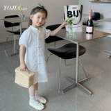 Ципао, летняя детская юбка, ханьфу, детское платье для принцессы, детская одежда, китайский стиль, популярно в интернете