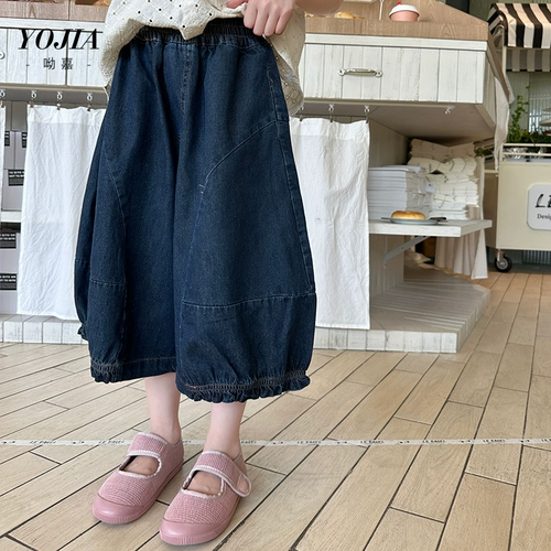 Джинсы, штаны, тонкая детская летняя одежда, в западном стиле