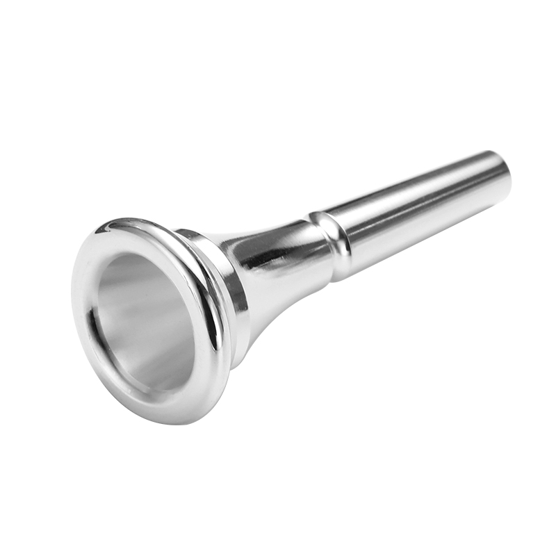Hot [yuemei âm nhạc quyến rũ] sừng miệng đồng thau mạ bạc sừng nhạc cụ phổ sừng chơi phát ngôn - Phụ kiện nhạc cụ đàn hạc cầm