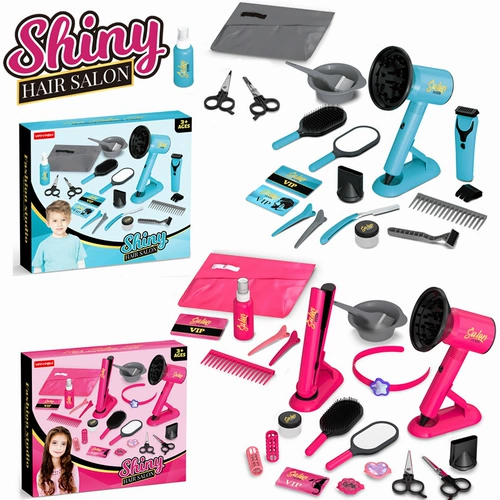 Детская реалистичная электрическая семейная машинка для стрижки волос, игрушка