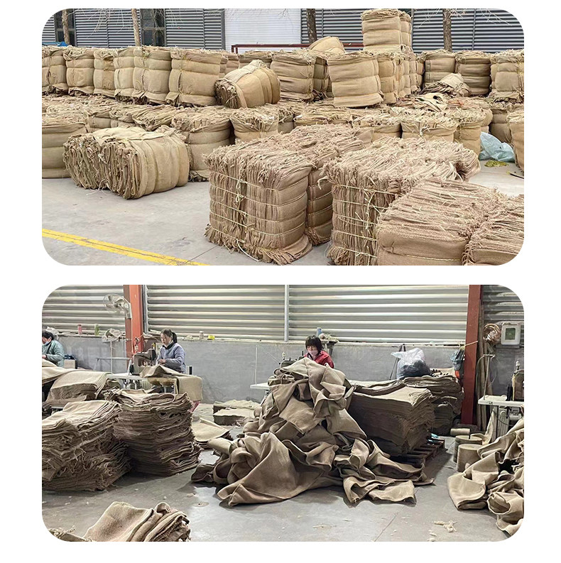 Burlap мешок 老式麻袋防滑麻袋五金陈皮粮食药材防汛铺路麻布袋加厚黄麻编织袋