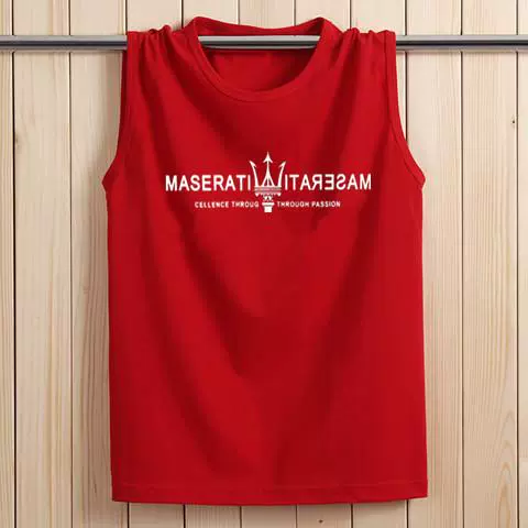 Mồ hôi vest vest vai mùa hè nam không tay thể thao Áo thun bóng rổ thể dục cotton áo thun chơi lỏng - Lót