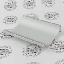 Zero buy) aluminum alloy C-type anti-handle kitchen cabinet with pull-free drawer invisible handle matte silver profile handle