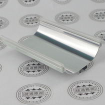 Custom-made aluminum alloy C-type handle-free kitchen cabinet with handle-free light-free hand-free modern minimalist dark handle