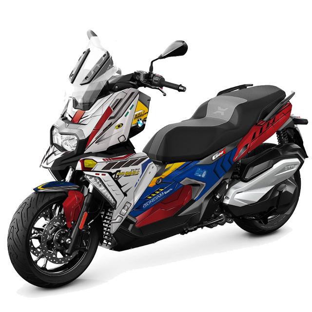 BMW c400x decal modified body protection print