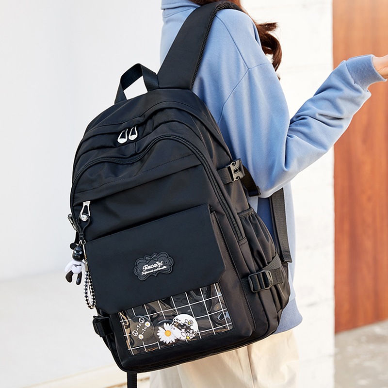 French counter Cins Kuku~ new large-capacity backpack college student travel bag high school student schoolbag female