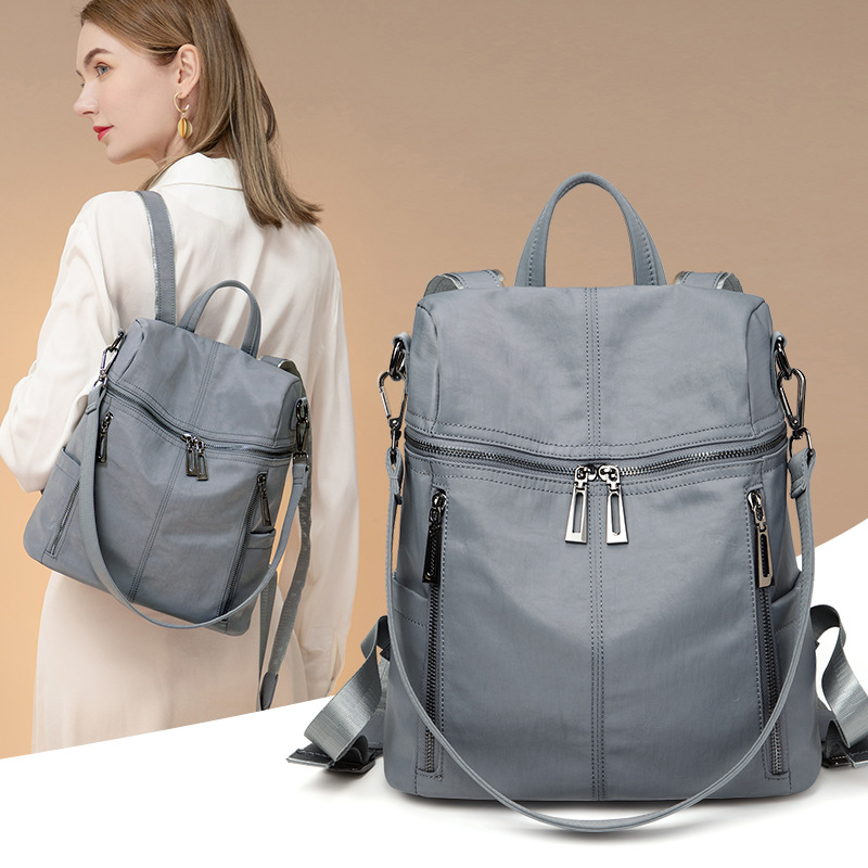 French counter Cins Kuku~ new trend Gao Yan commuter Oxford cloth backpack casual simple fashion travel bag