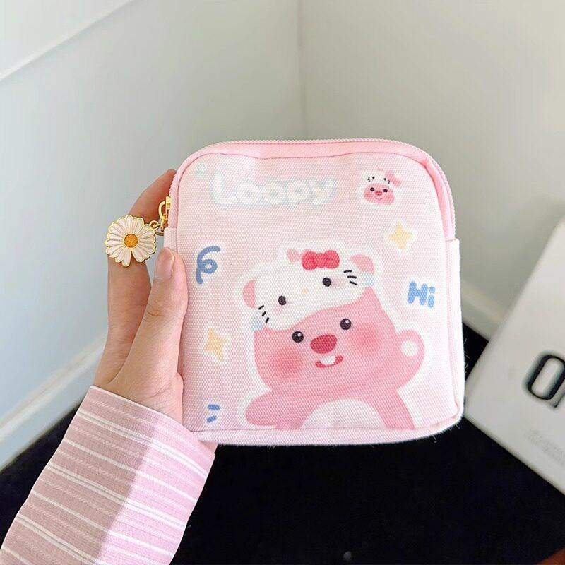 Cute Coin Purse for Students and Children, Cartoon Small Bag, Key Bag, Mini Storage Bag, Zipper Small Wallet, Coin Money Bag