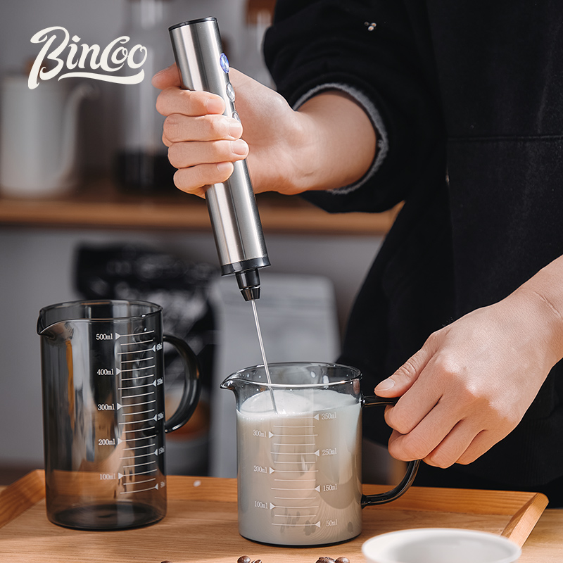 Bincoo coffee milk frother rechargeable coffee frother milk frother milk frother machine automatic milk frother home