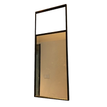 Creative right-angled square ceiling hanging mirror bathroom mirror decorative mirror hanging mirror hotel B&B aisle hanging mirror