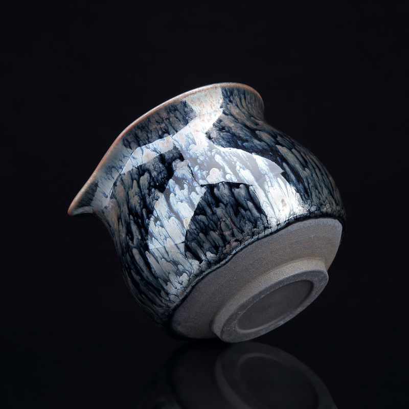Up with jingdezhen ceramic up built green was light fair keller a single large heat - resistant kung fu tea tea accessories points