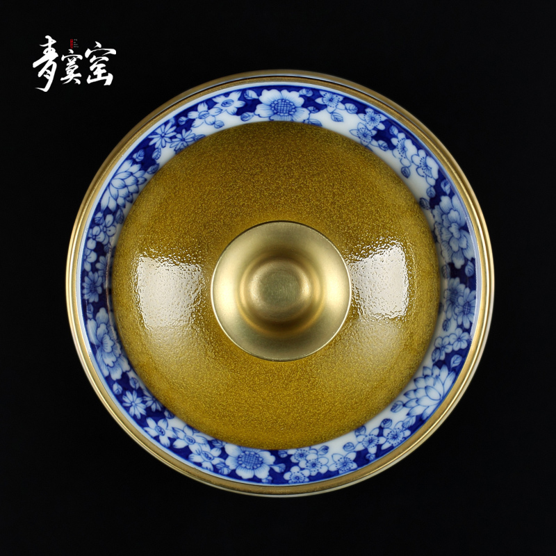 Up tureen jingdezhen ceramic tea set three green was to tureen tureen single pure manual bowl is home