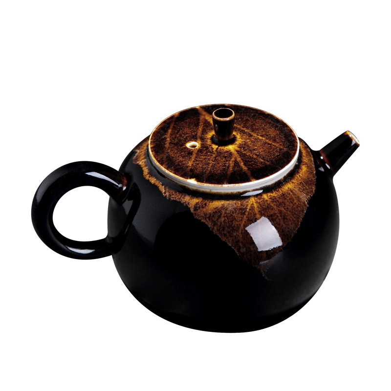 Up with jingdezhen blue was konoha built light ceramic kung fu tea boiled tea set household manual single pot of the teapot