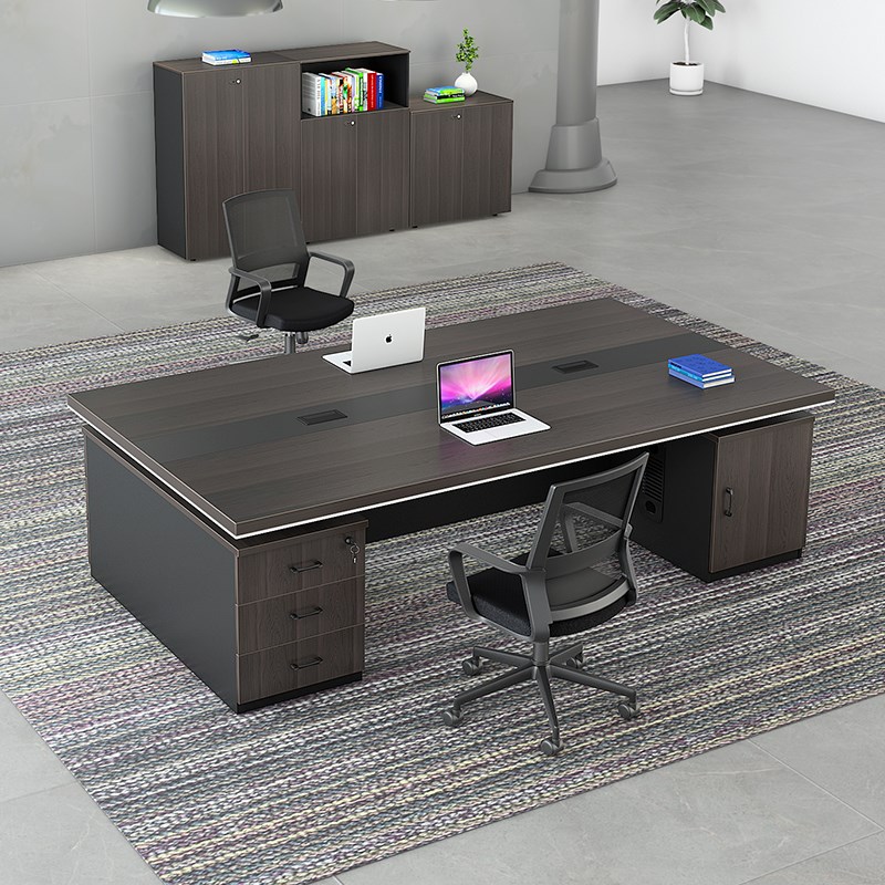 Desk and chair staff double boss desktop opposite 1 6 2 meters combination computer desk office furniture