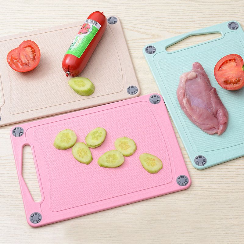 Wheat fruit small chopping board dormitory office chopping board cutting board outdoor mini portable sticky board cutting fruit pad
